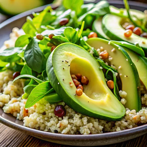 अवोकाडो और कुinoa की सलाद